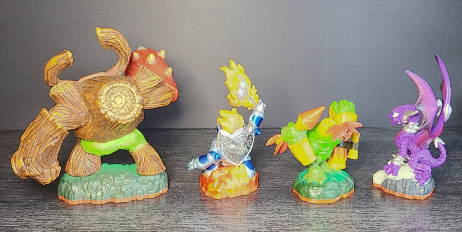 Skylanders Giants Lot 4 Figures, Cynder, Tree Rex, Ignitor, Zook 🔵 FAST SHIP