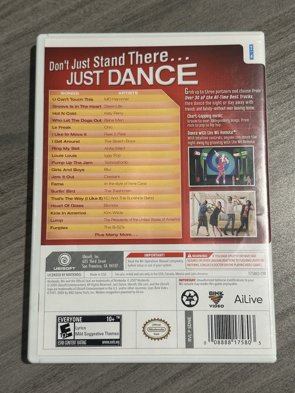 Just Dance (Nintendo Wii, 2009)