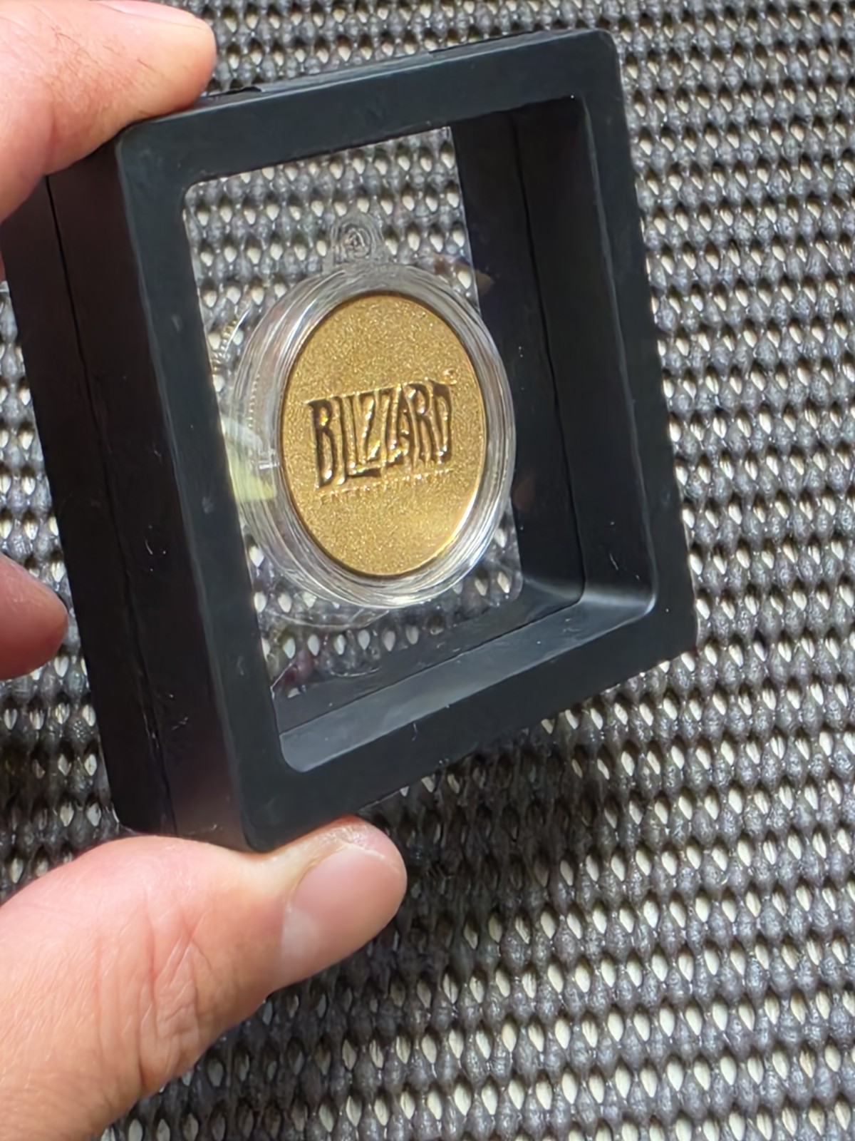 Blizzard Gear Store China Hearthstone Logo 24K Gold Plated Coin + COA Rare PC HS