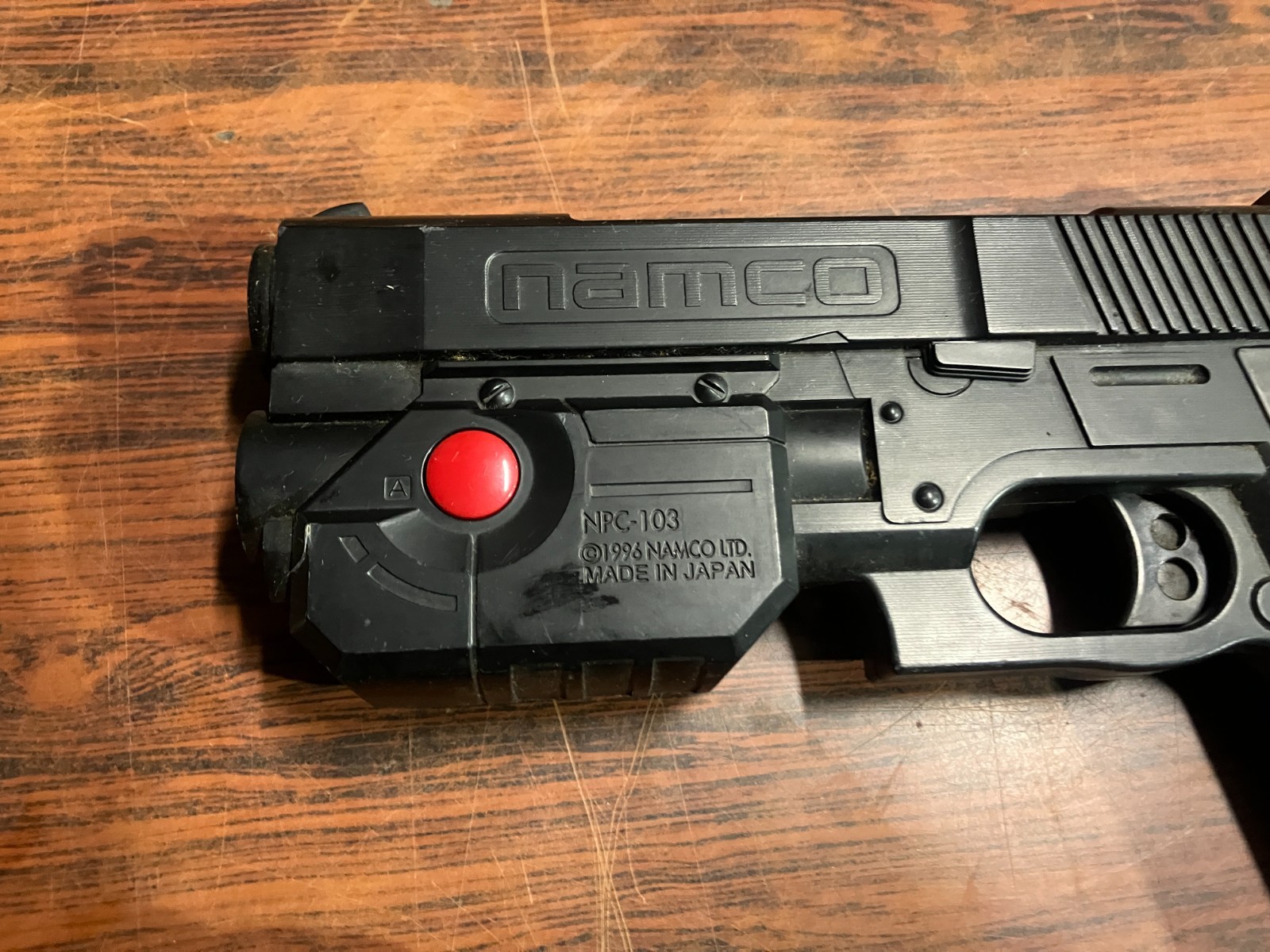 Guncon Light Gun Controller Playstation PS1 Namco Black G-Con NPC-103 Tested B96