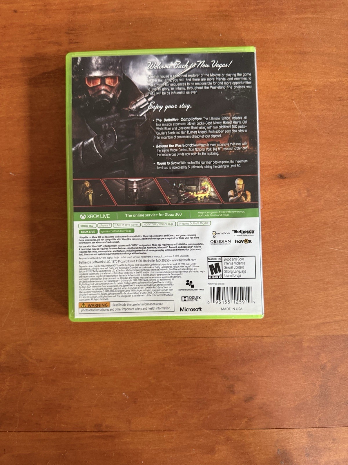 Fallout: New Vegas Ultimate Edition (Xbox 360) Excellent CIB Complete & Tested