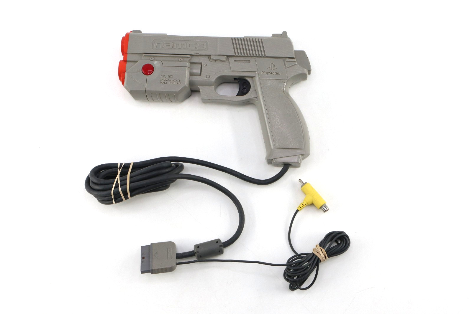 Namco Guncon Light Gun PlayStation 1 PS1 NPC-103 Gray Tested A