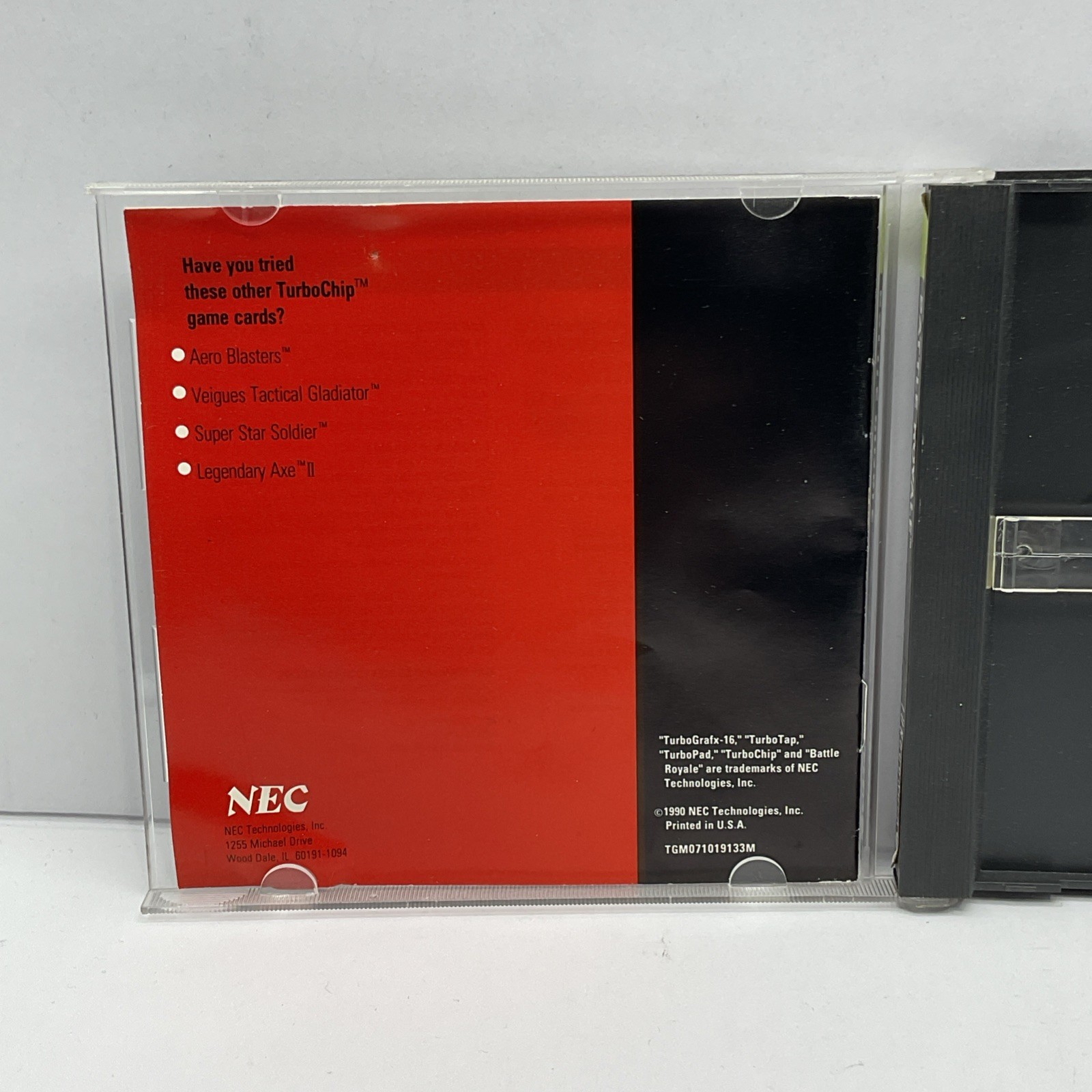 Battle Royale (TurboGraft 16 Turbo Grafx)Tested & Complete|Ex Cond|1 YR Warranty
