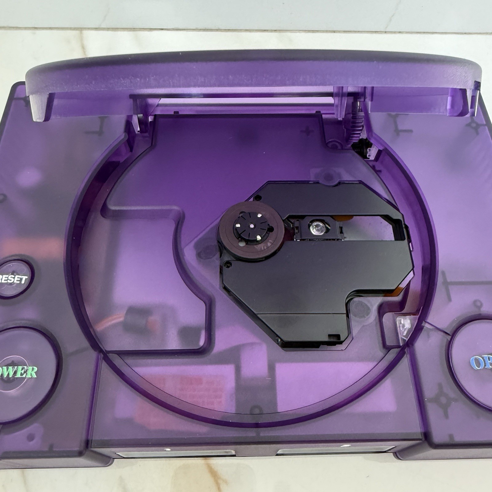 Sony PlayStation 1 Console (SCPH-5501) Bundle – Translucent Clear Purple Shell