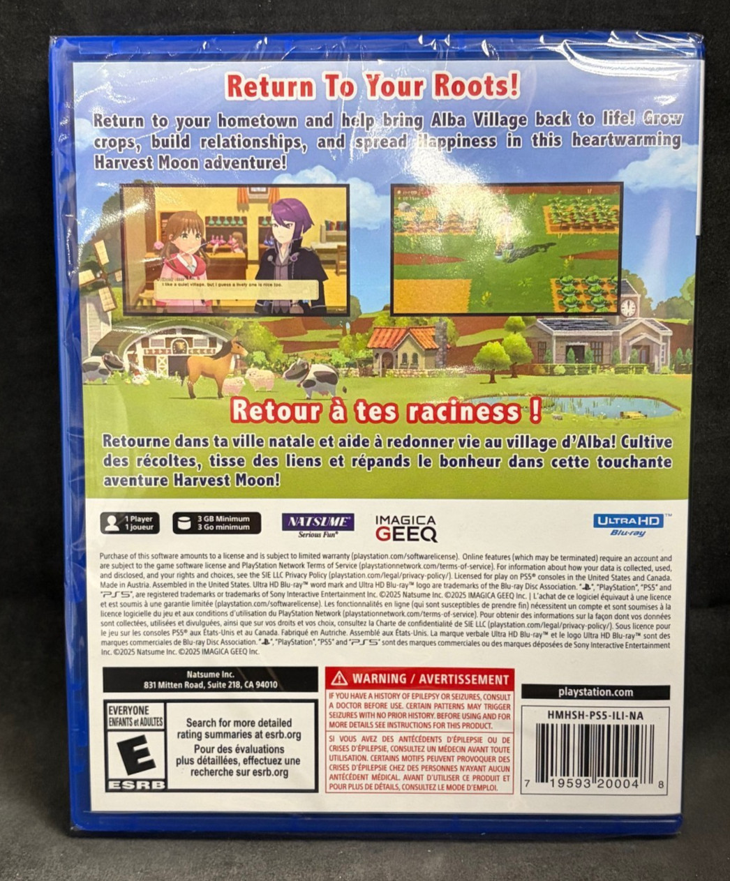 Harvest Moon: Home Sweet Home Special Edition (PS5 / Playstation 5) BRAND NEW