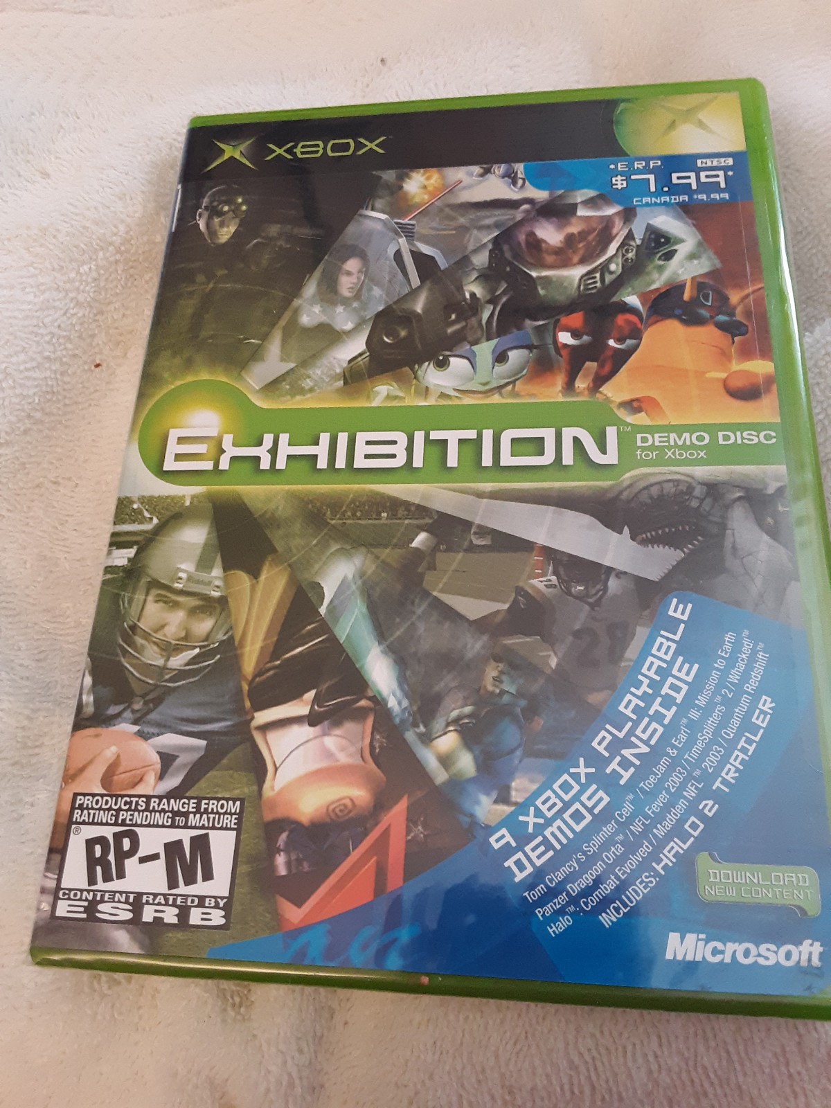 Exhibition Demo Disc for Xbox Microsoft SEALED BRAND NEW Volume 1 RARE Halo Game