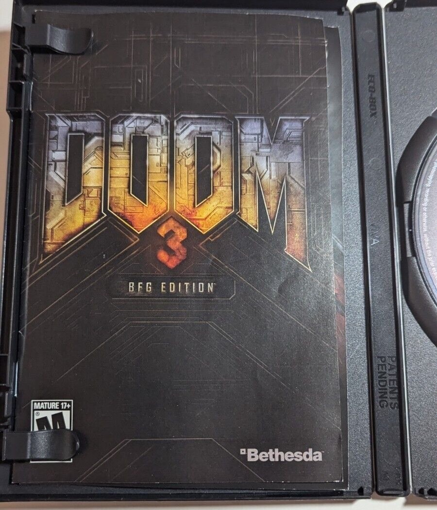 Doom 3: BFG Edition (PC DVD ROM, 2012) with Manual & Case, Dishonored Ad