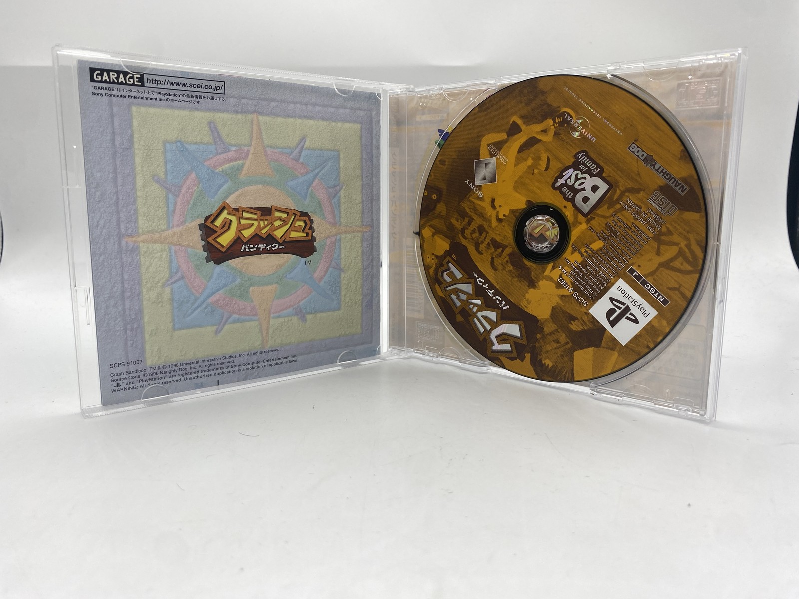 PlayStation 1 PS1 Console w/ CRASH BANDICOOT 1 2 3 3 set SCPH-7000 JP Ver.