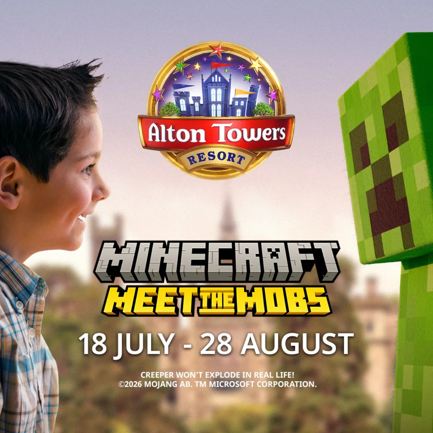 [ PREORDER] NEW Minecraft Meet the Mobs CAPE