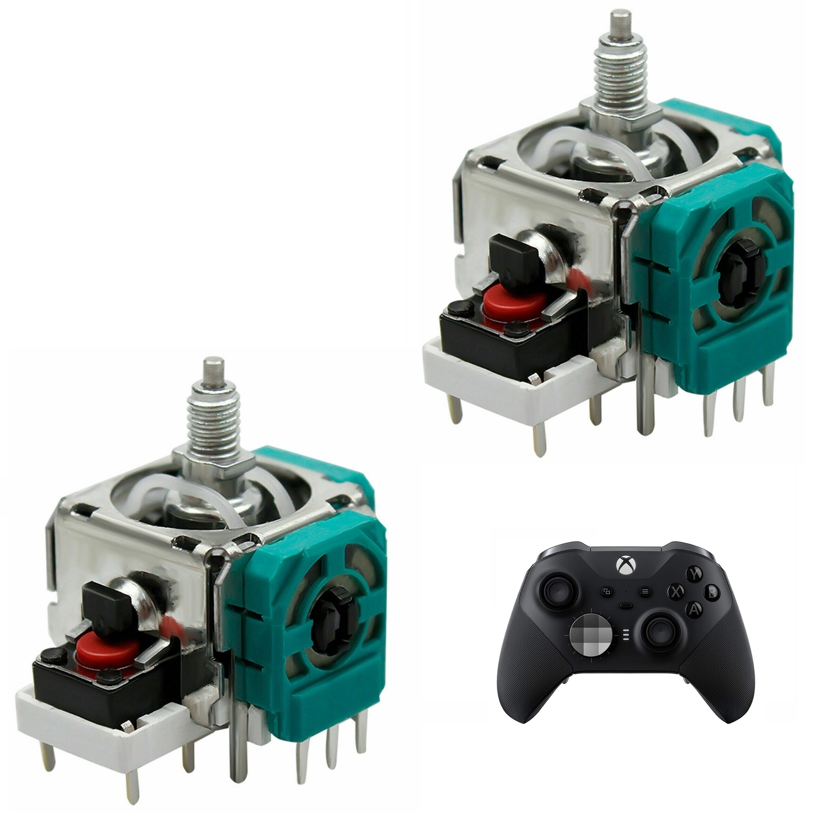 2pc Analog Module Potentiometer Xbox Elite Series 2 Black 1797