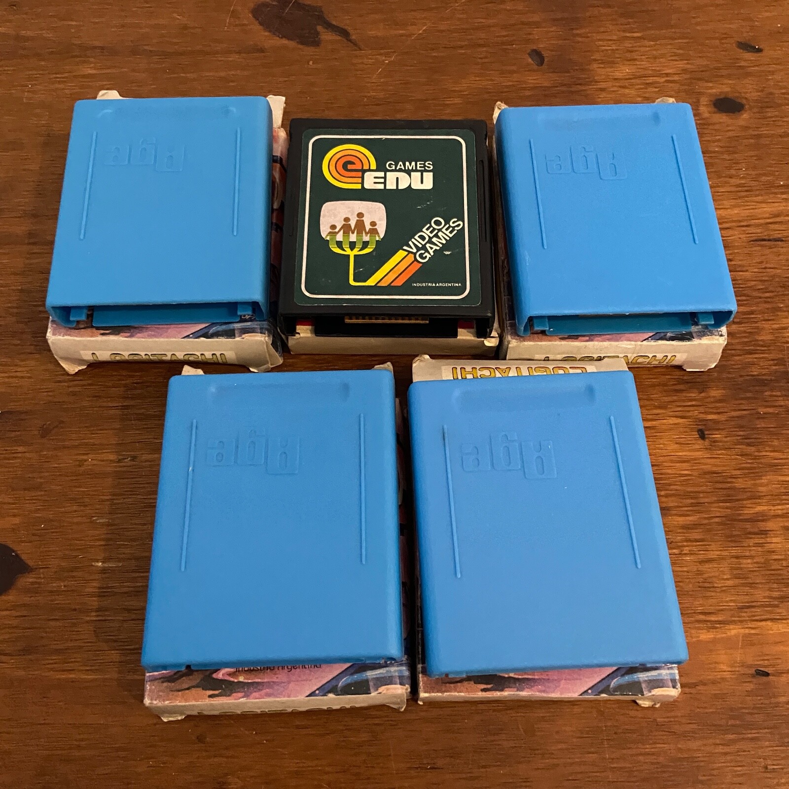 Lot of 5 Atari 2600 Argentina Rare cartridges