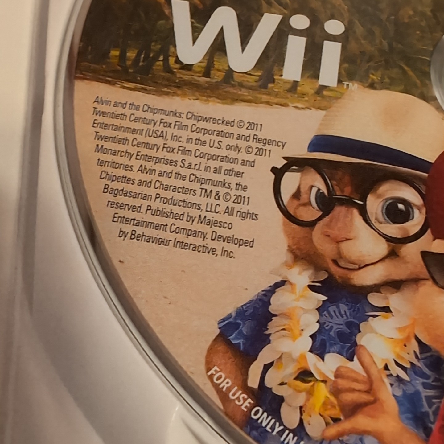 Alvin and the Chipmunks: Chipwrecked Nintendo Wii 2011 Complete And Tested