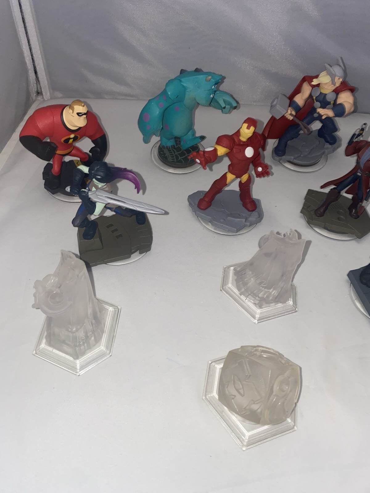 Disney Infinity Mixed Character Lot – Marvel Super Heroes + Monsters Inc.