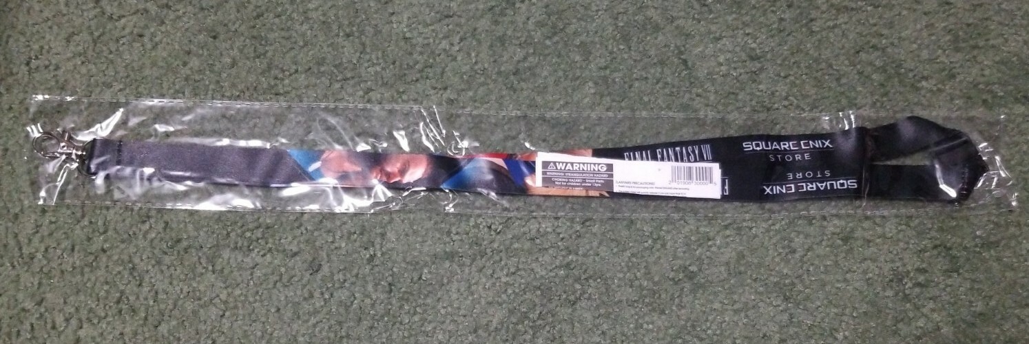 Final Fantasy VII 7 Remake Lanyard *Brand New* Square Enix Members Exclusive