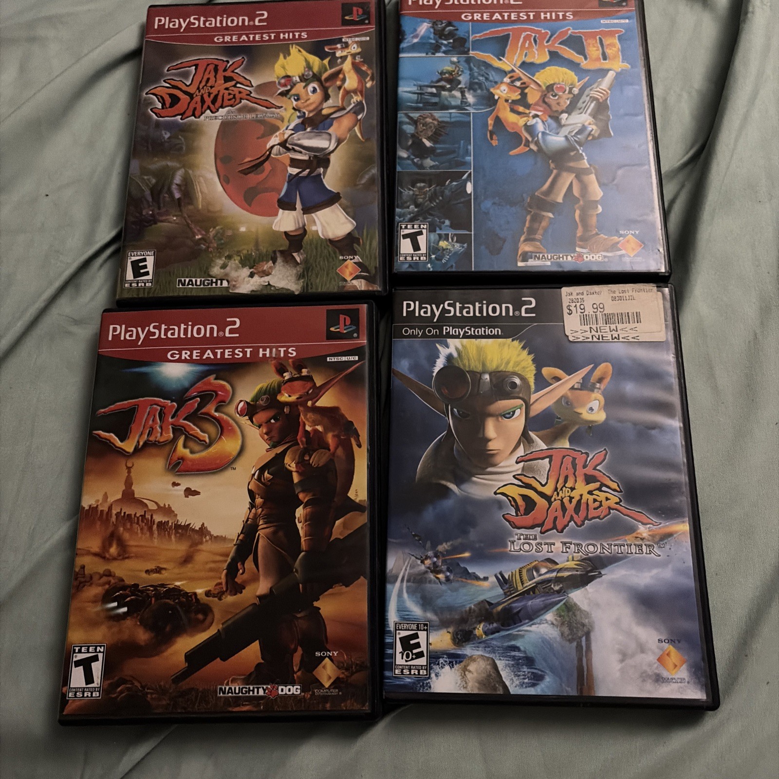 Jak and Daxter 1 2 3 and The Lost Frontier PS2 Lot CIB not Tested