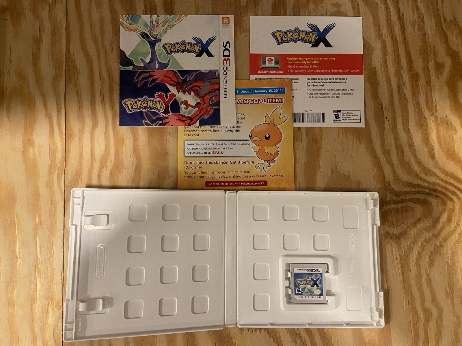 Pokemon X-Nintendo 3DS-CIB-TESTED & WORKING