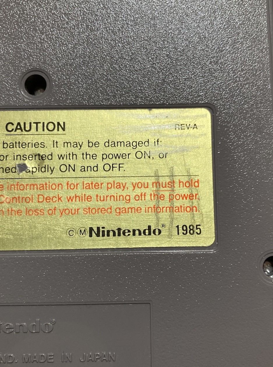 Nintendo Entertainment System “DEJA VU”NES Game Cartridge 1990 Tested