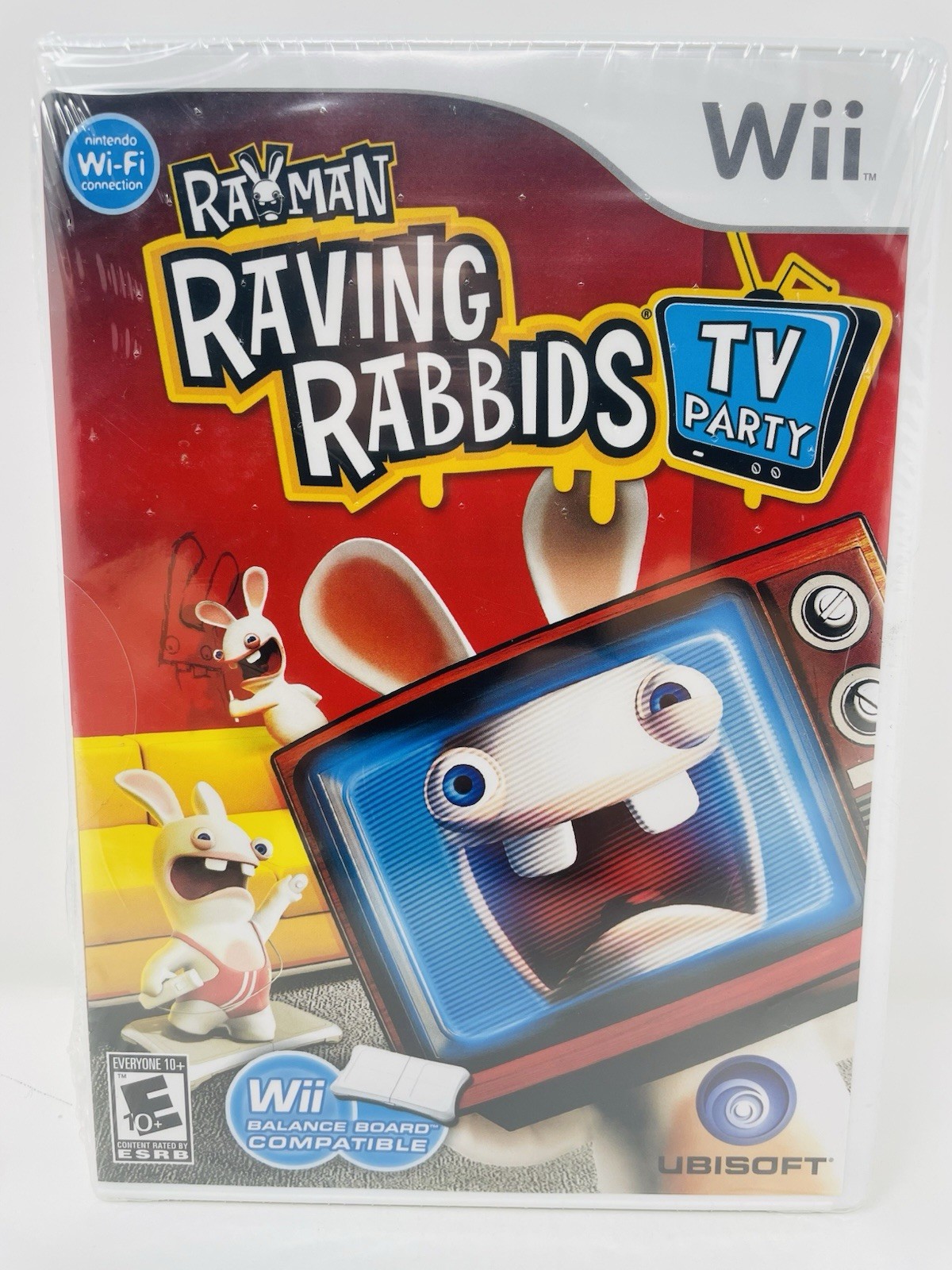 Brand New Rayman Raving Rabbids Nintendo Wii TV Party Video Game SHIRT BUNDLE