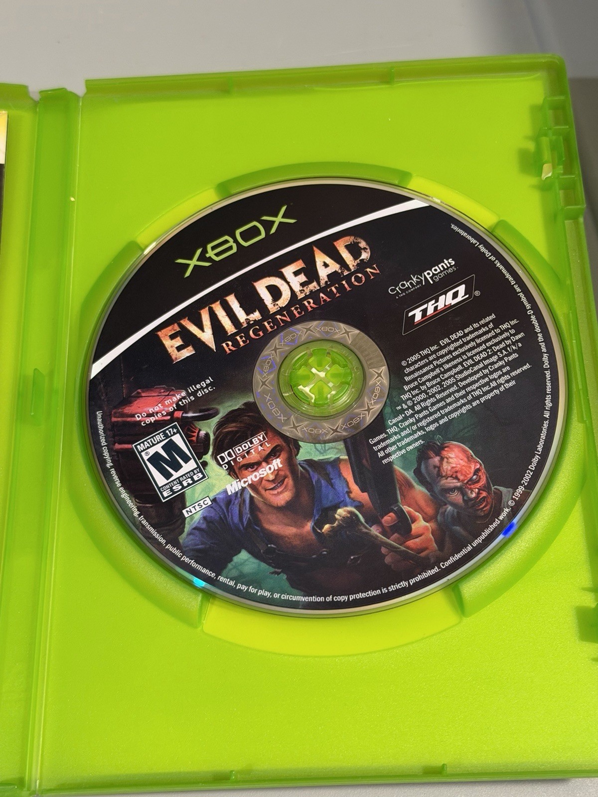 Evil Dead Regeneration for Xbox Original CIB Complete Survival Horror