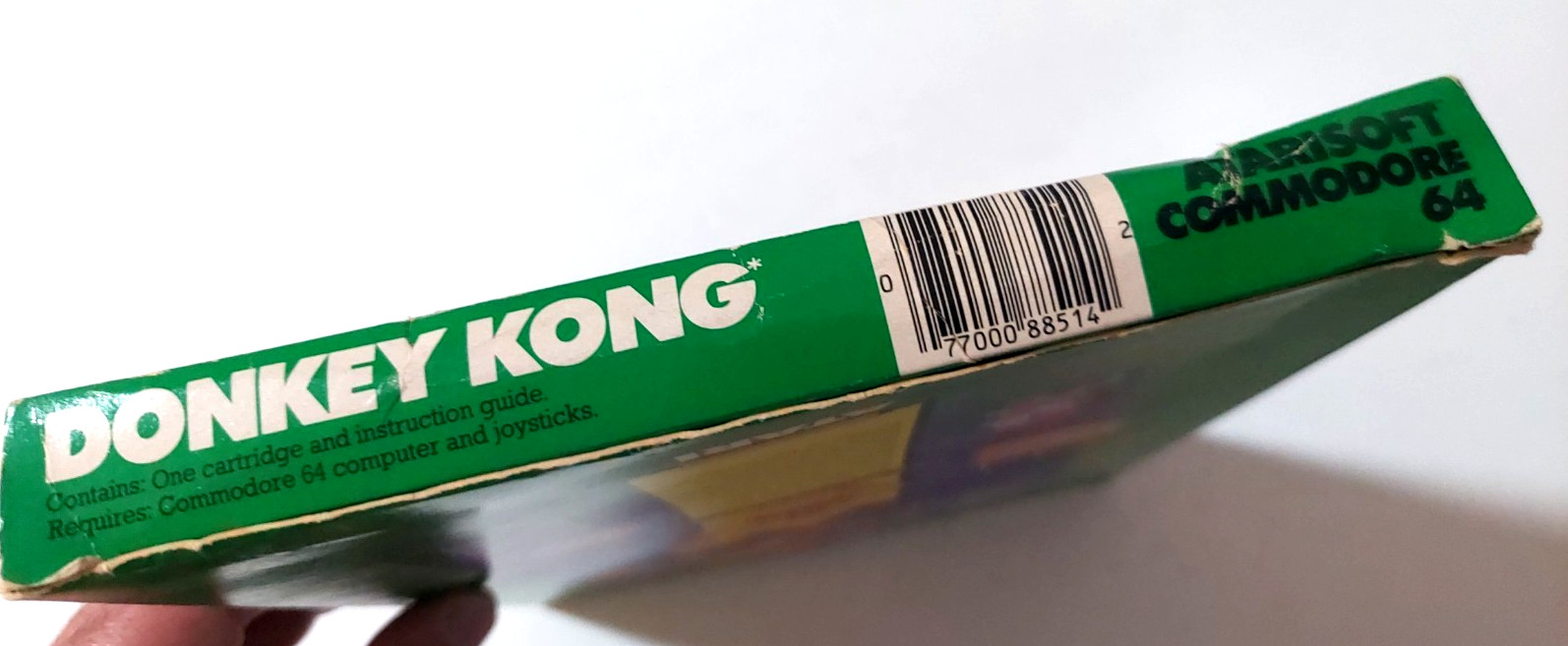 Donkey Kong Commodore 64 Cartridge 1983 COMPLETE Green Box Untested Rare