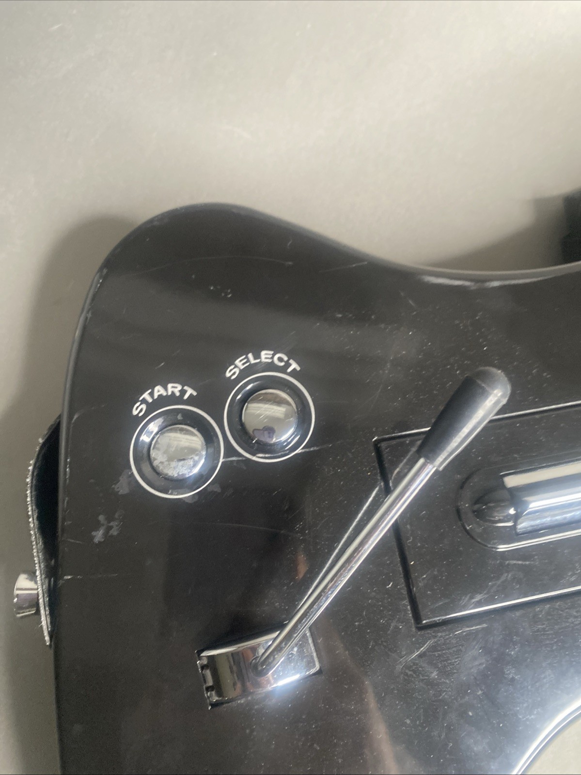 PS3 RT3300 React Black Wireless Guitar NO DONGLE Play Station 3, For Parts