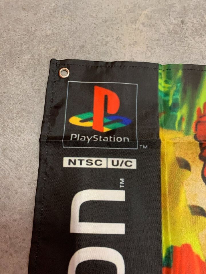 Crash Bandicoot Custom Wall Flag Banner Tapestry 3 x 3 Ft, PS1