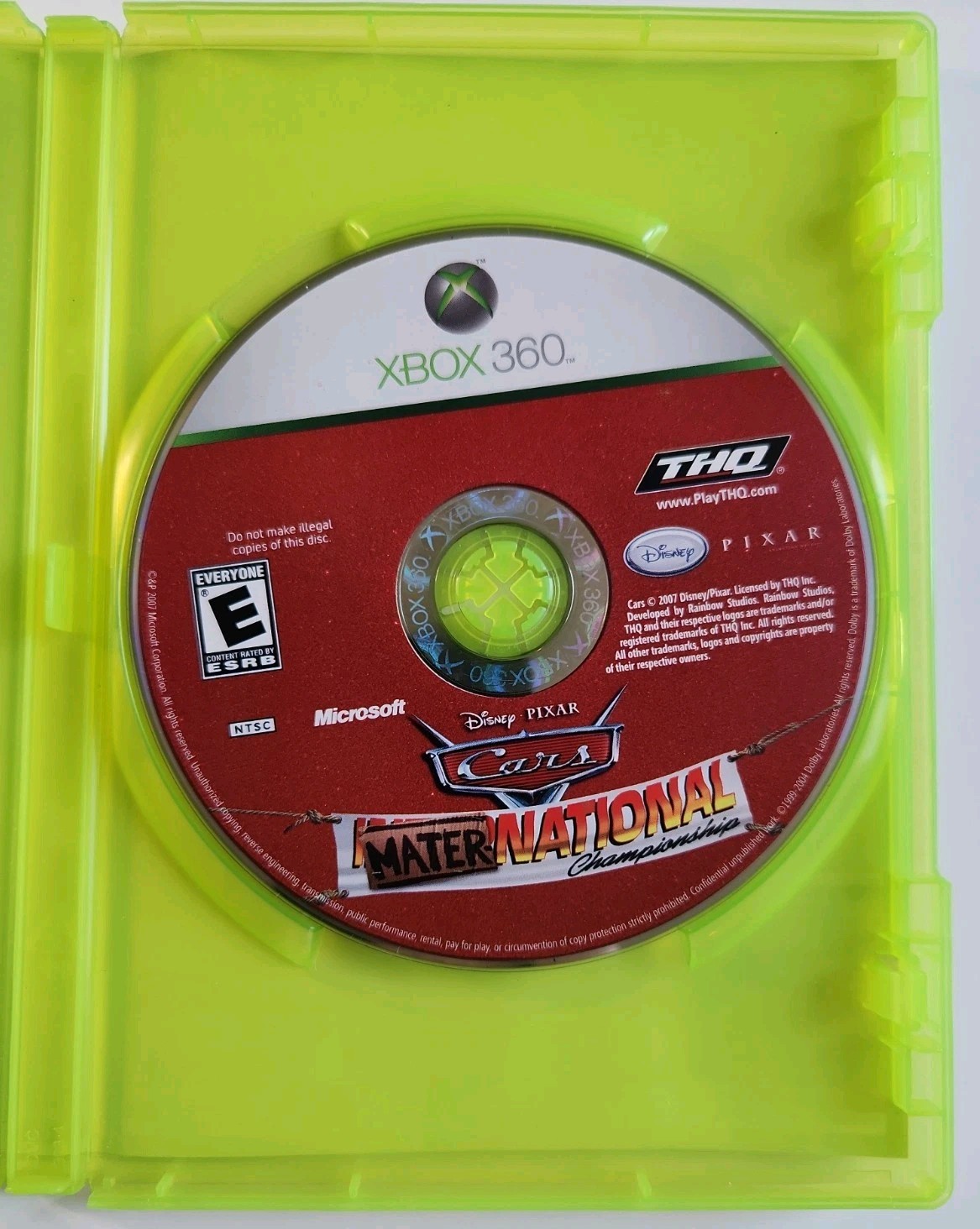 Cars: Mater-National Championship (Xbox 360, 2007) Complete / Tested