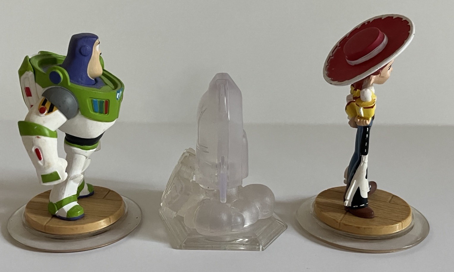 Lot of 3 Disney Infinity 1.0 Toy Story Jessie Buzz Lightyear & Crystal Figure