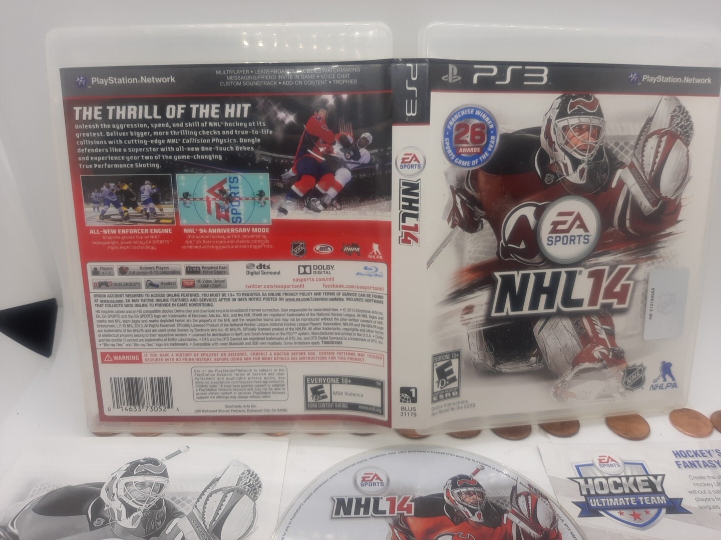 NHL 14 PS3 Playstation 3 – Complete CIB