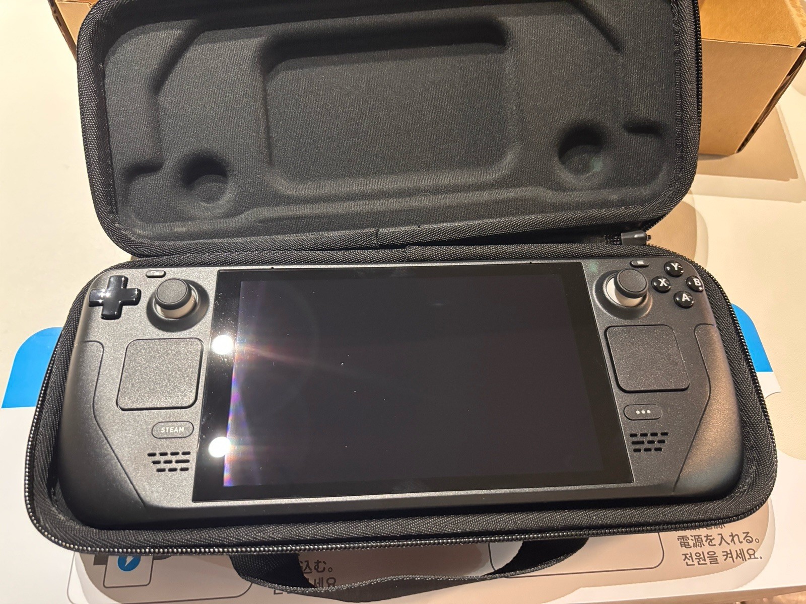 Valve Steam Deck 64GB Handheld Console – Black 100% Battery Never Used