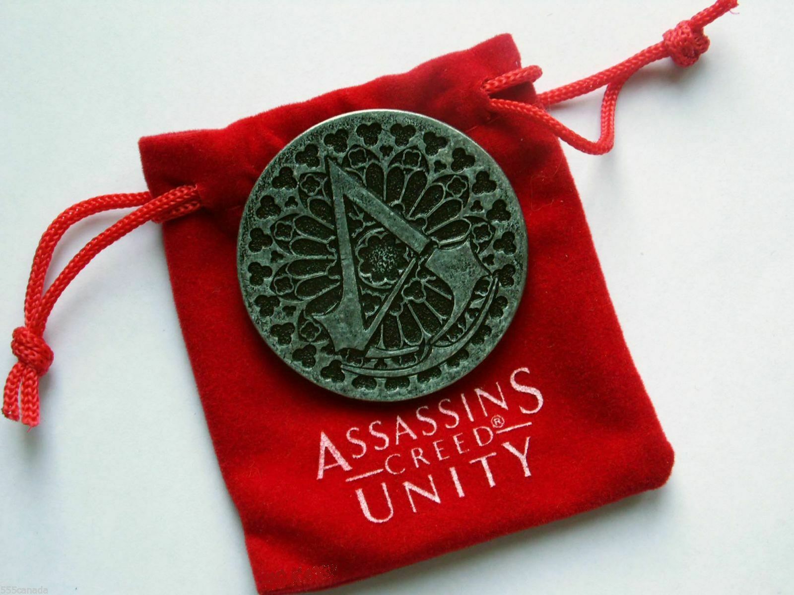 Assassin’s Creed Unity Coin with Velvet Pouch Loot Crate Nov. 2014 EXCLUSIVE