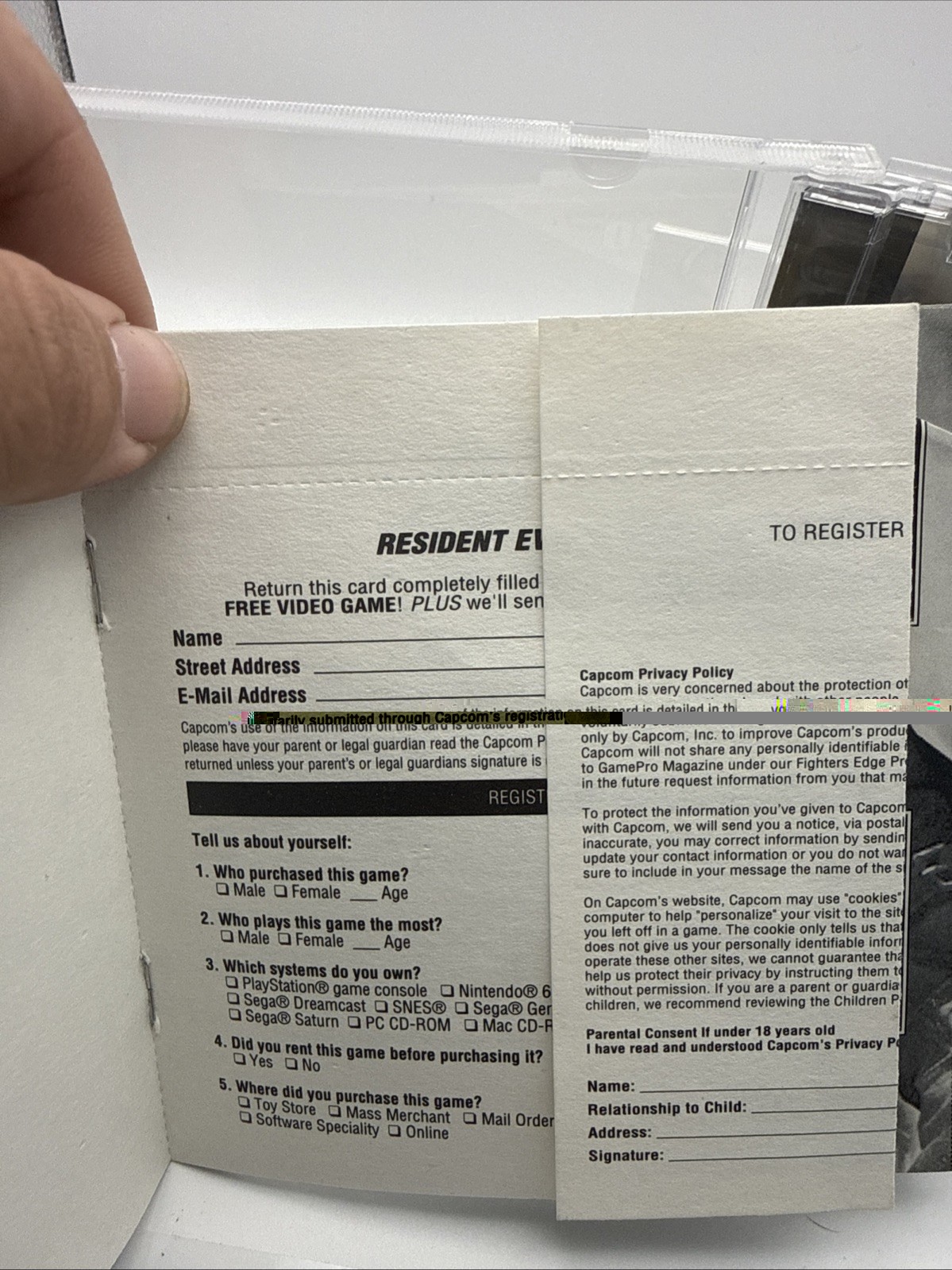 PS1 Resident Evil 3: Nemesis w/ Manual/ REG Card – No Demo Disc – Free Shipping