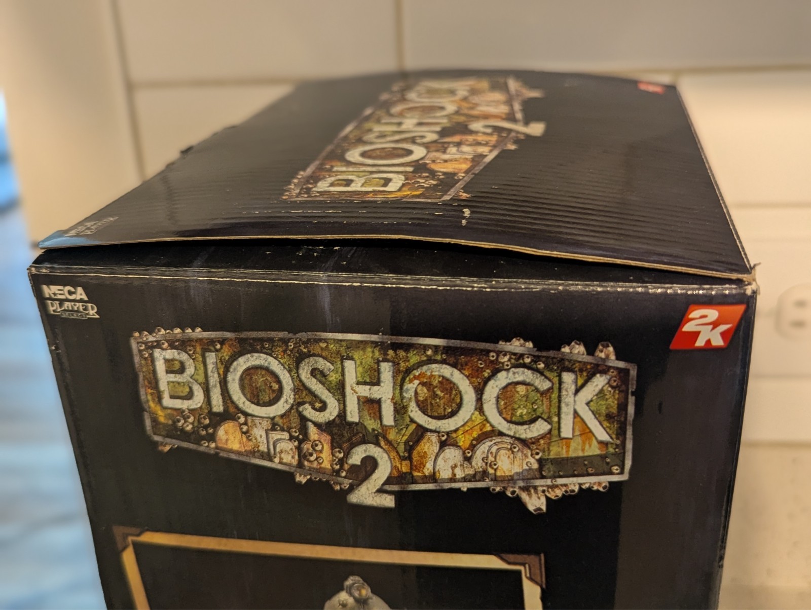 BioShock 2 Subject Omega Little Sister NECA Bunny Splicer Mask Open Box