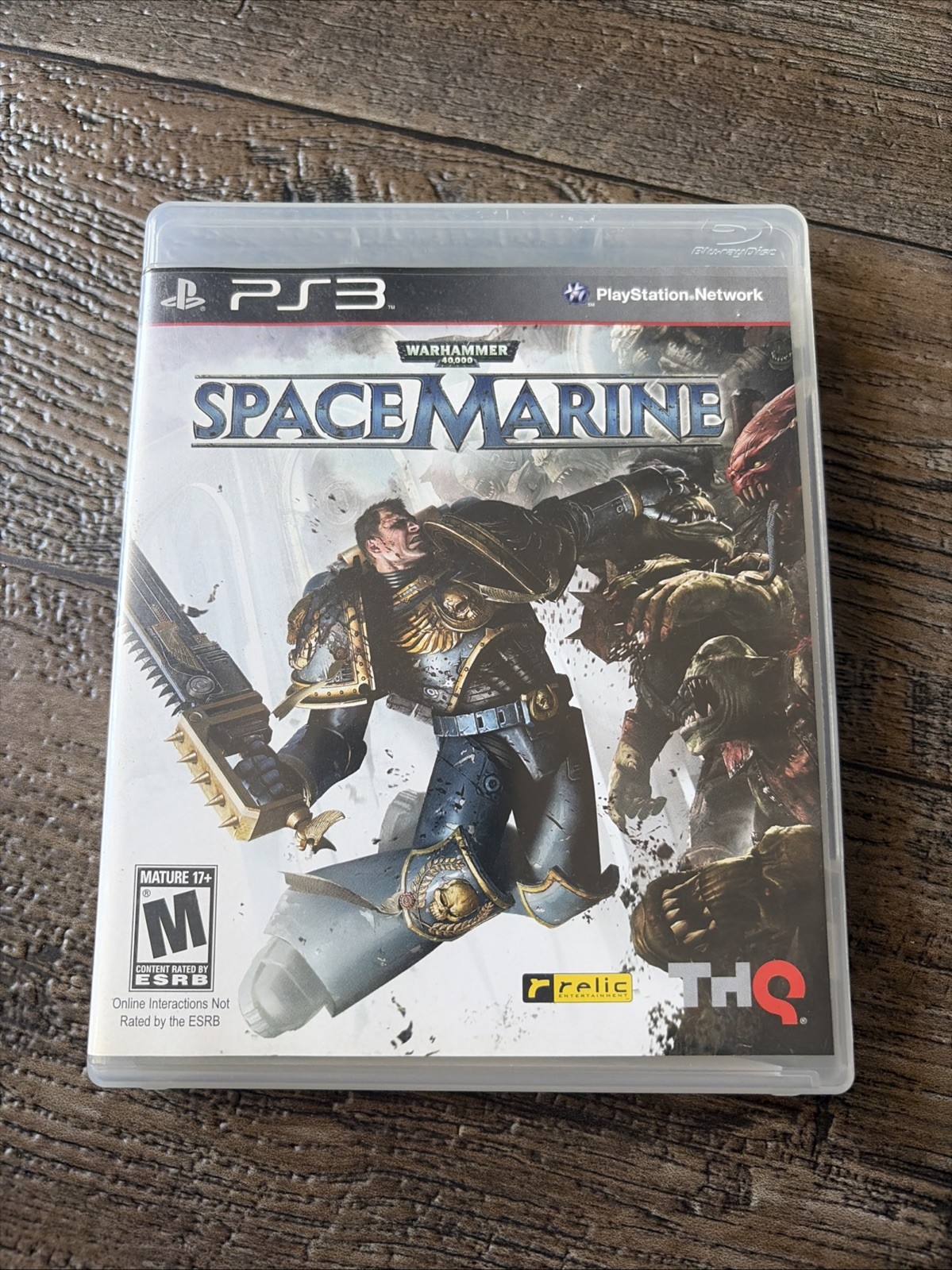 Warhammer 40,000 40K Space Marine Sony PlayStation 3 PS3 Cib Tested and Working