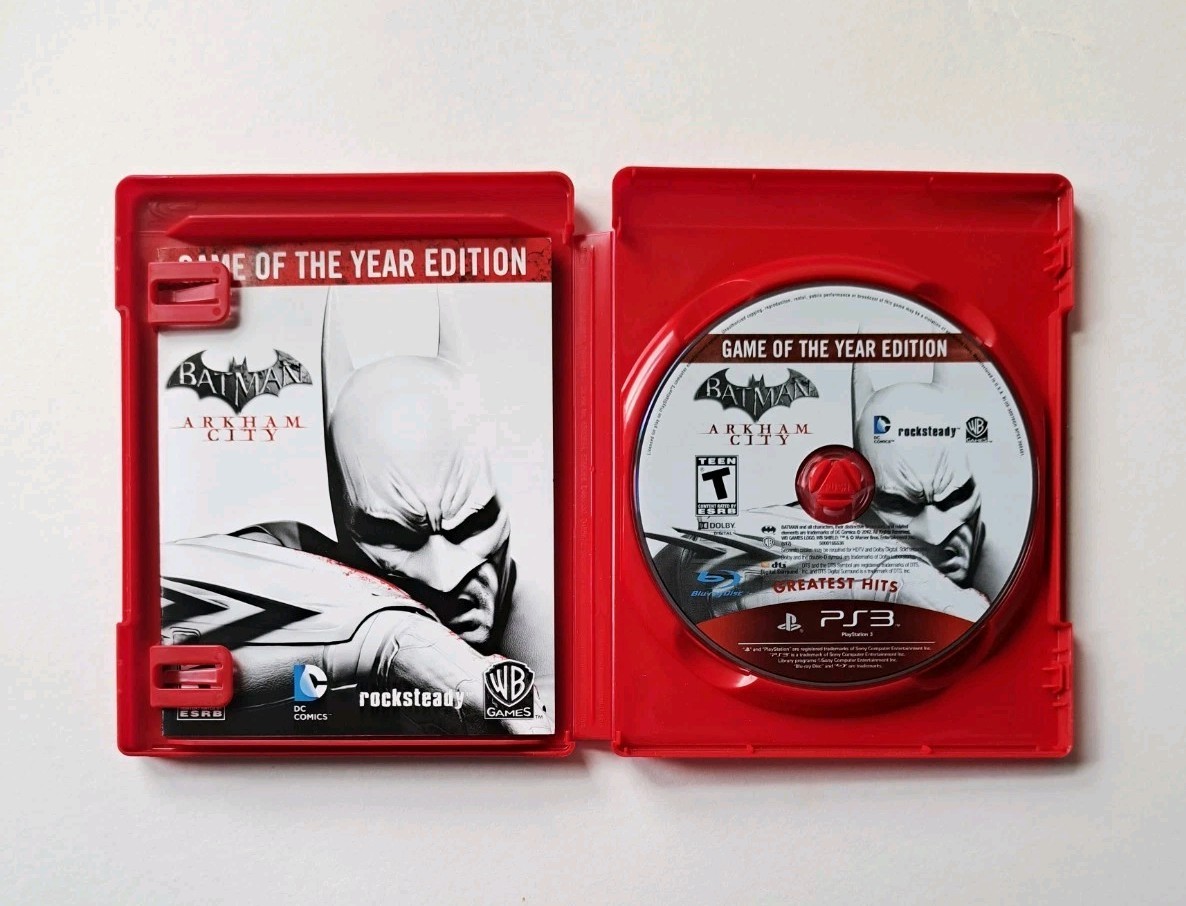 Batman: Arkham Bundle Asylum, City, Origins (Sony PlayStation 3, 2009-2013) CIB