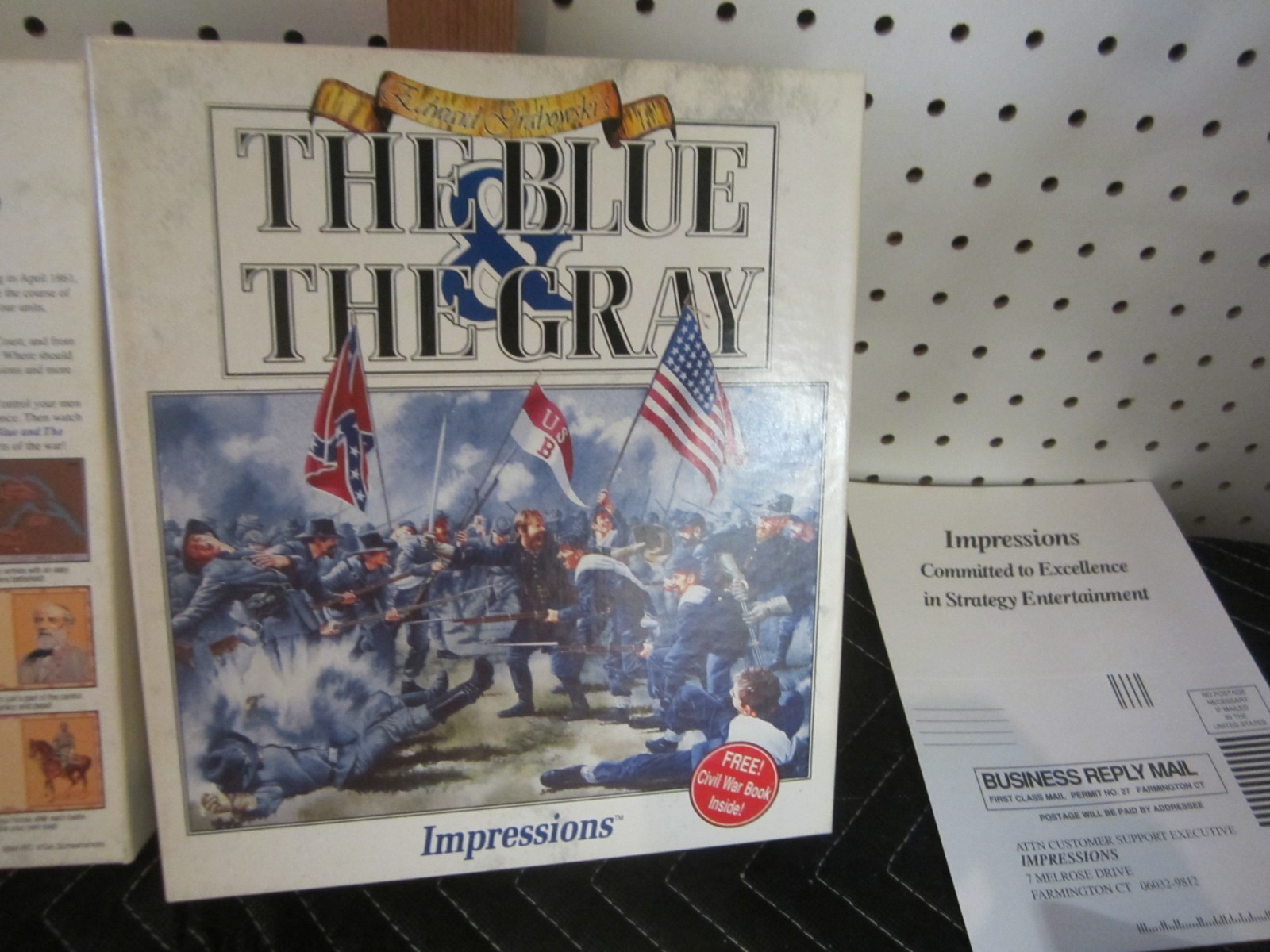 Edward Grabowski’s The Blue and The Gray Civil War PC Game Impressions 1993 3.5″