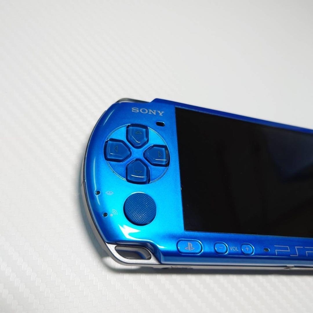Sony PSP 3000 Vibrant Blue Complete in Box Near Mint 6747