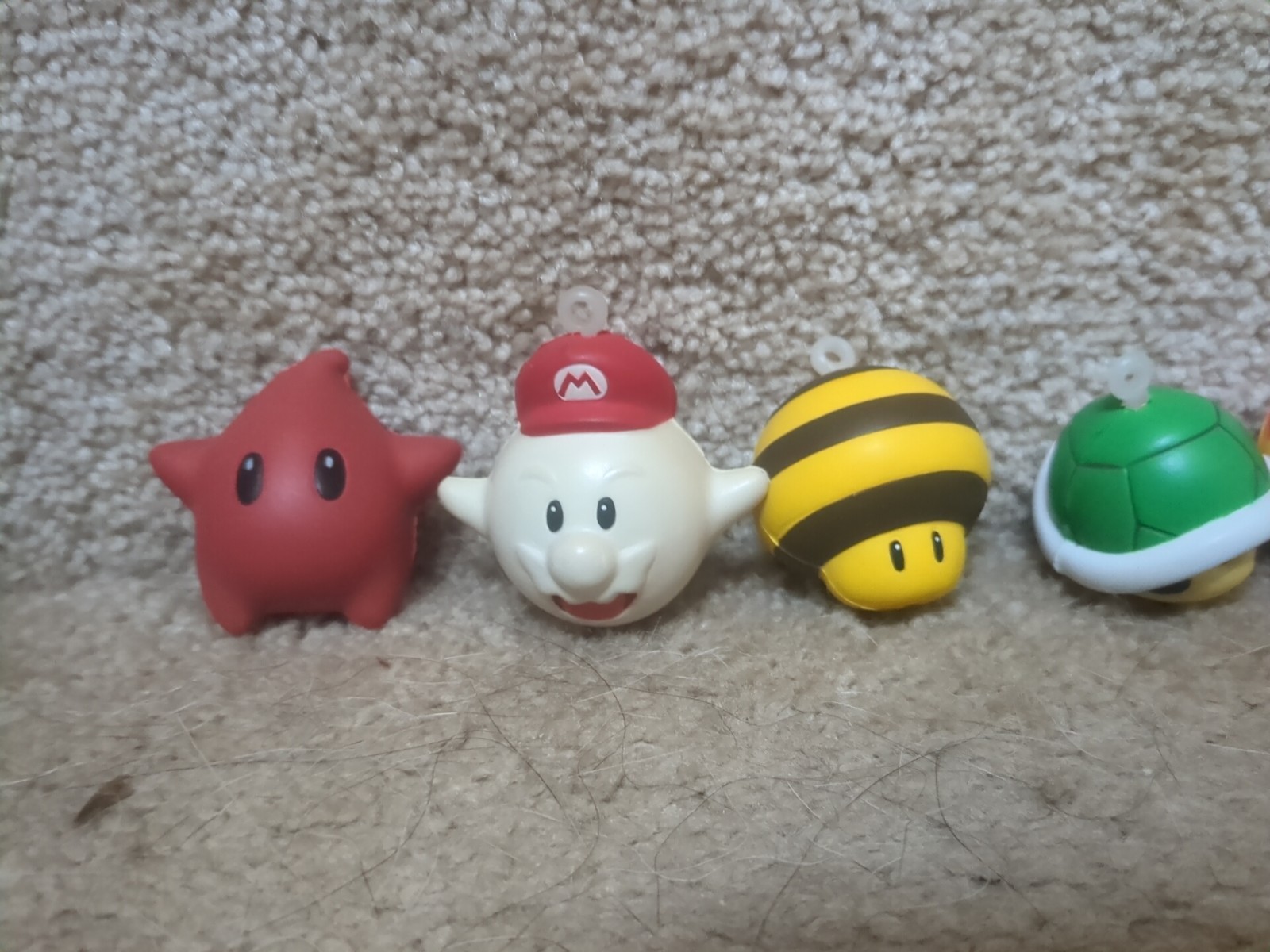 Super Mario Galaxy Keychains Squishy Set Rare Nintendo Wii Rare Prize Toy 2009