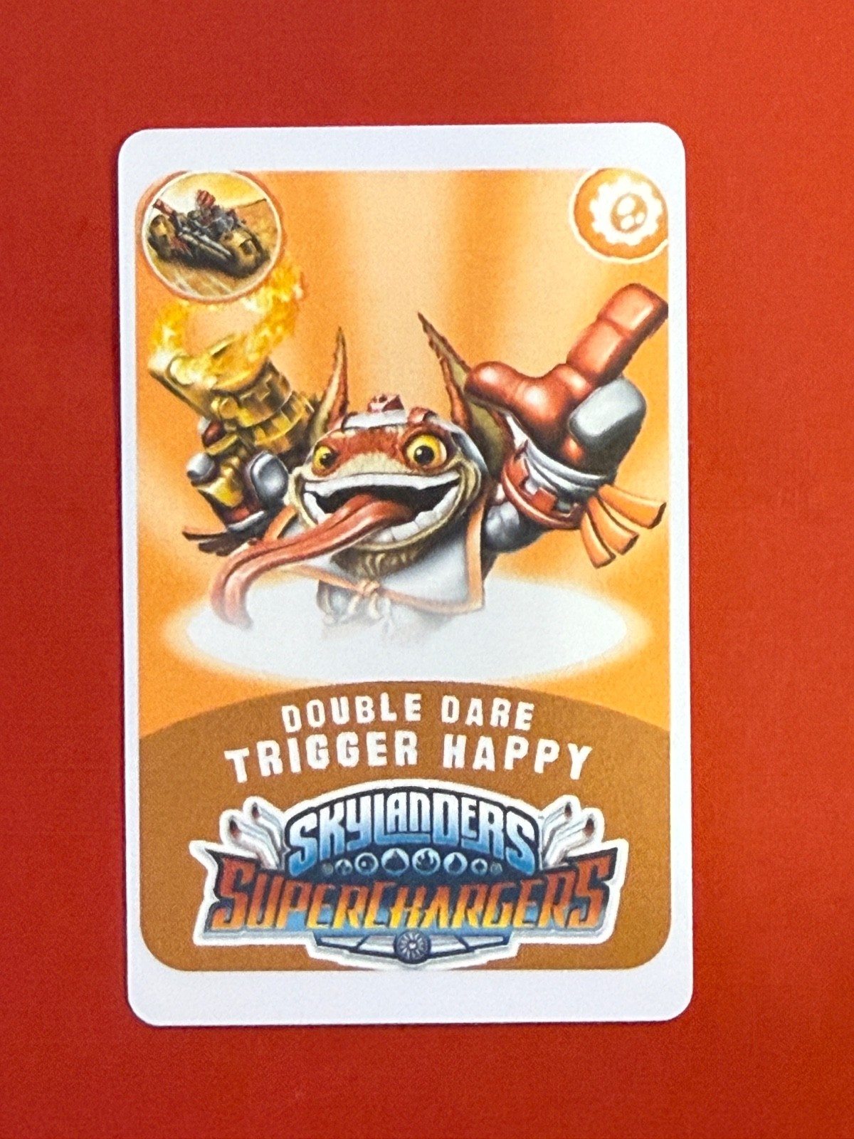 Skylanders Superchargers Double Dare Trigger Happy NFC Card FREE SHIPPING