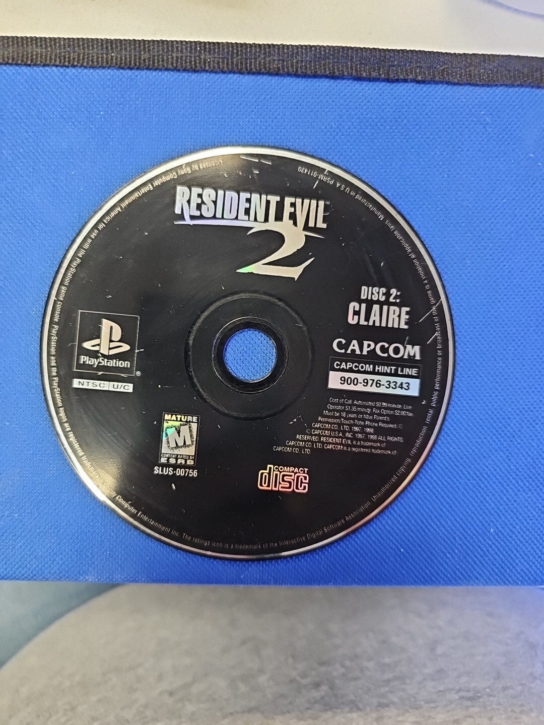 Resident Evil 2 (PlayStation, 1998)( TEST )
