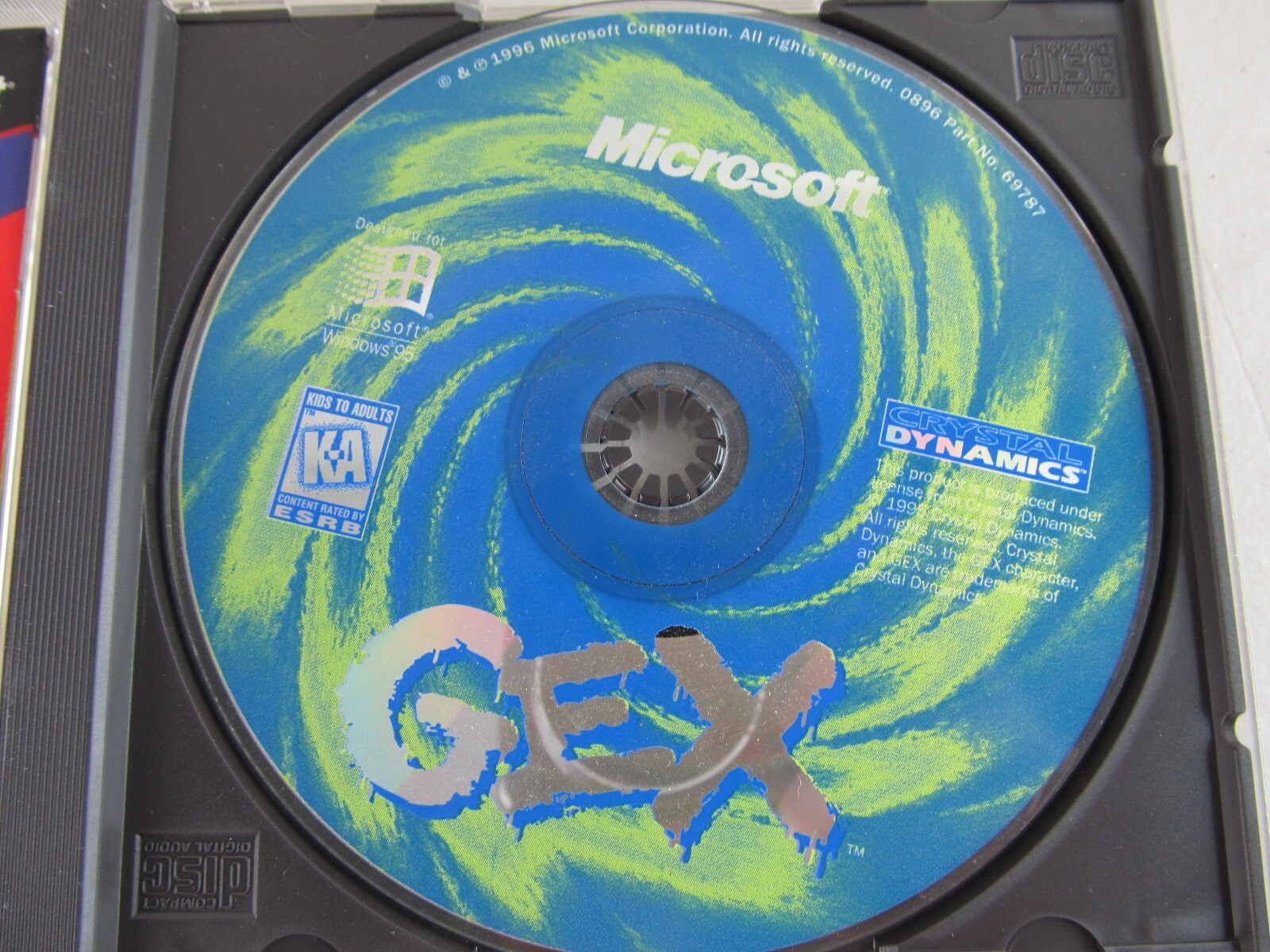 GEX (PC, 1995) Microsoft Windows 95 CD-ROM PC Vintage Rare Game