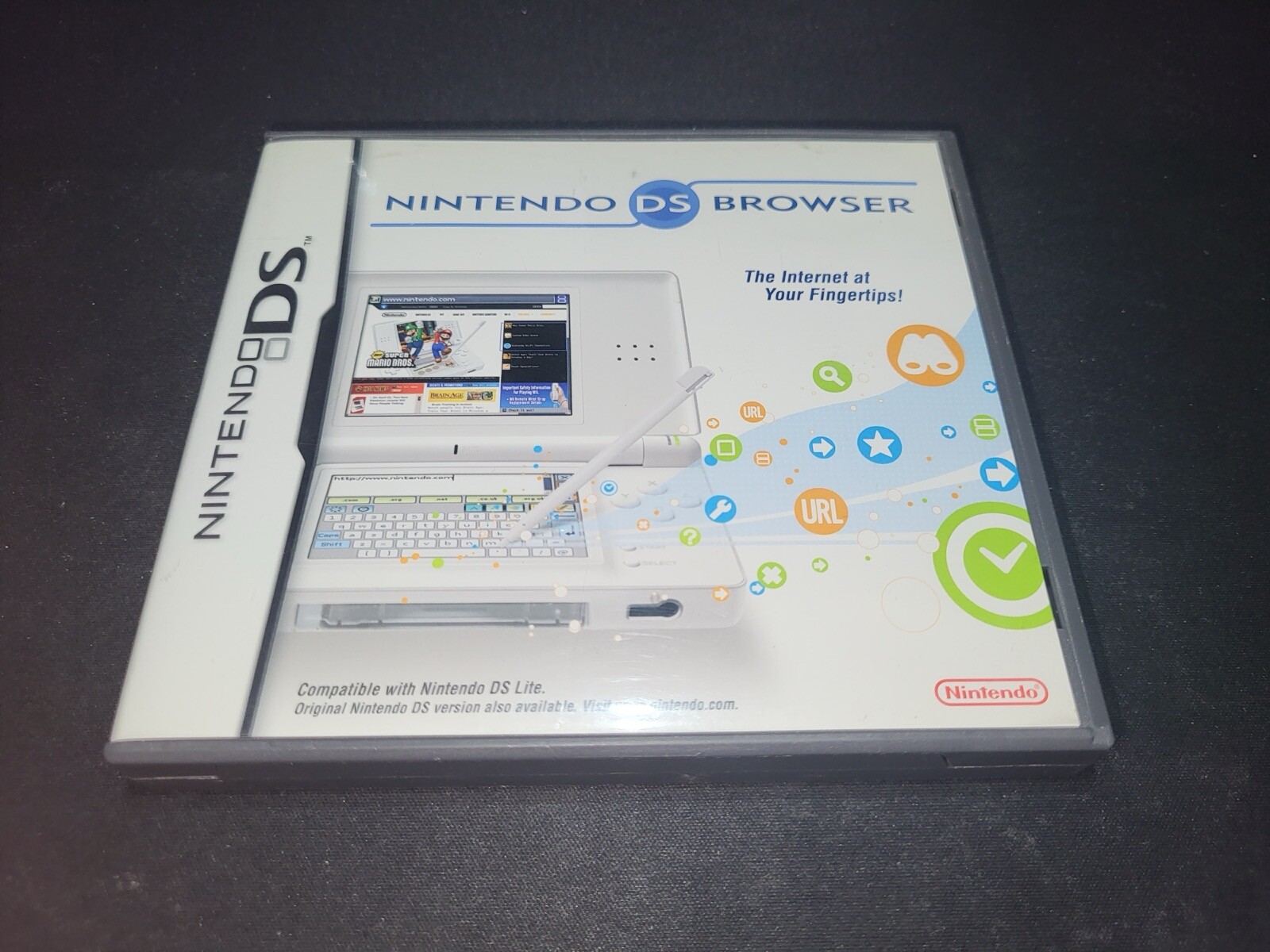 Nintendo DS Browser Nintendo DS NRMT condition COMPLETE n box w memory expansion
