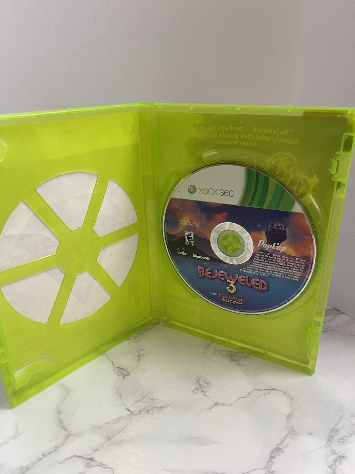 Bejeweled 3 ( Xbox 360, 2011) Complete w/ Manual CIB, TESTED!