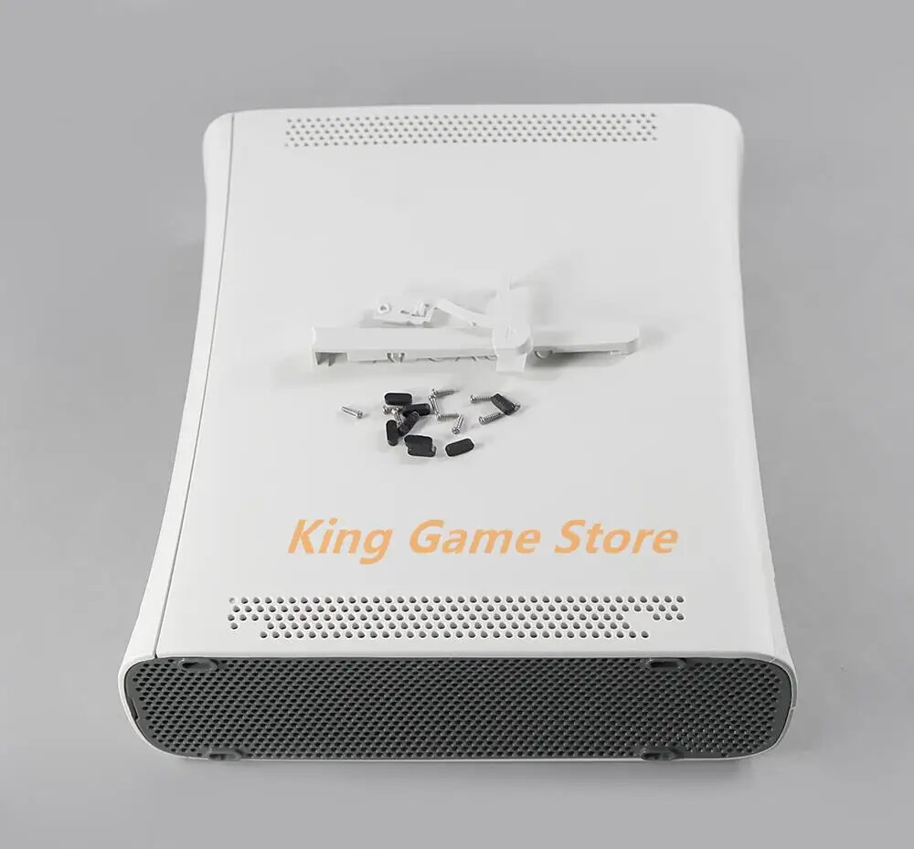 1set Fat Black White Housing Shell Case Game Console Housing Cover with Buttons