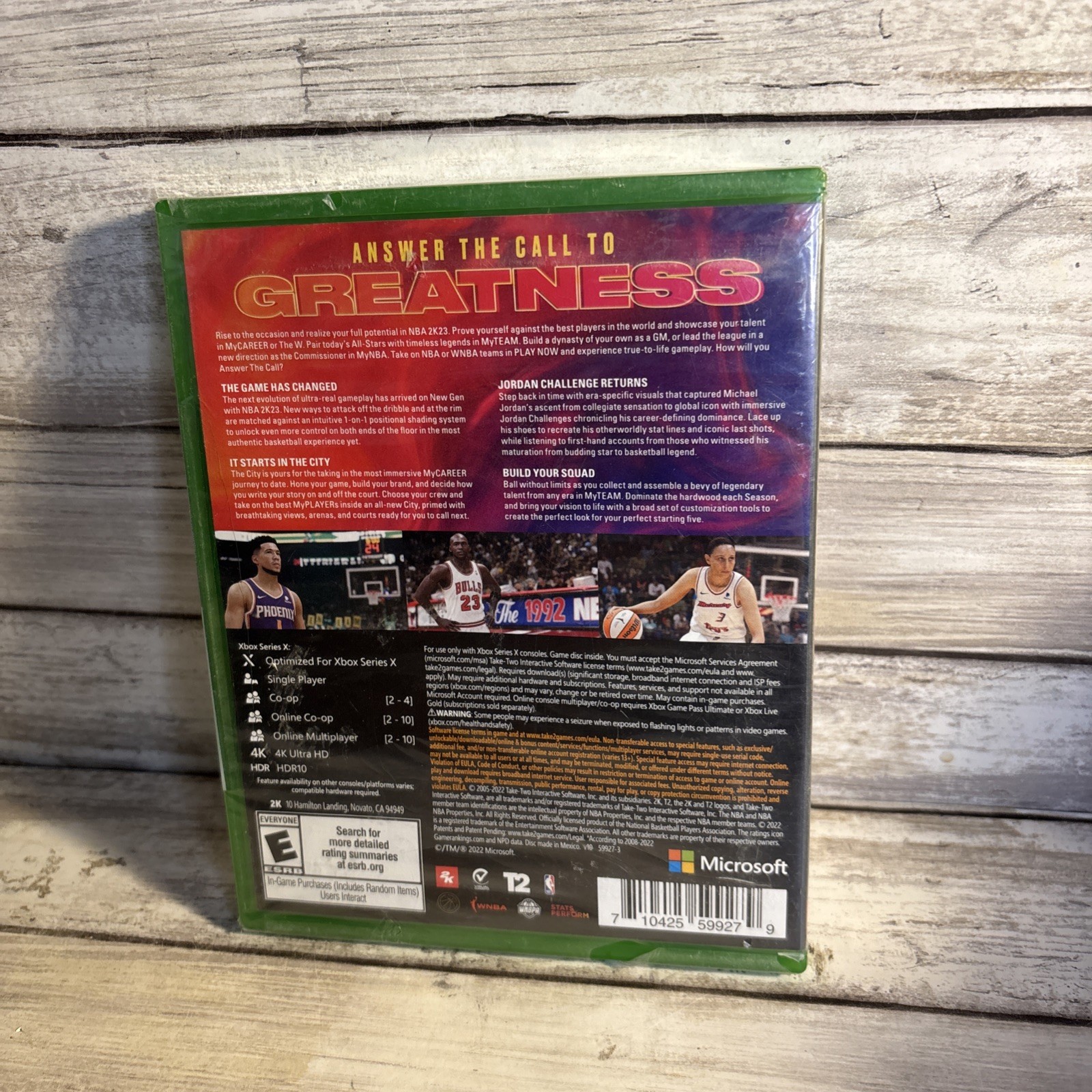 NBA 2K23 Microsoft Xbox Series X|S Devin Booker NEW SEALED Call To Greatness