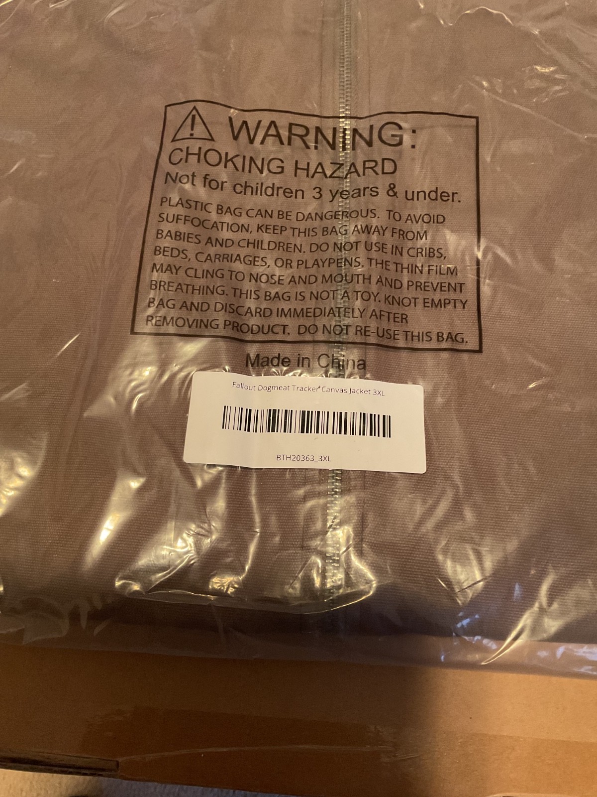 Fallout Dogmeat Tracker Canvas Jacket New 3XL