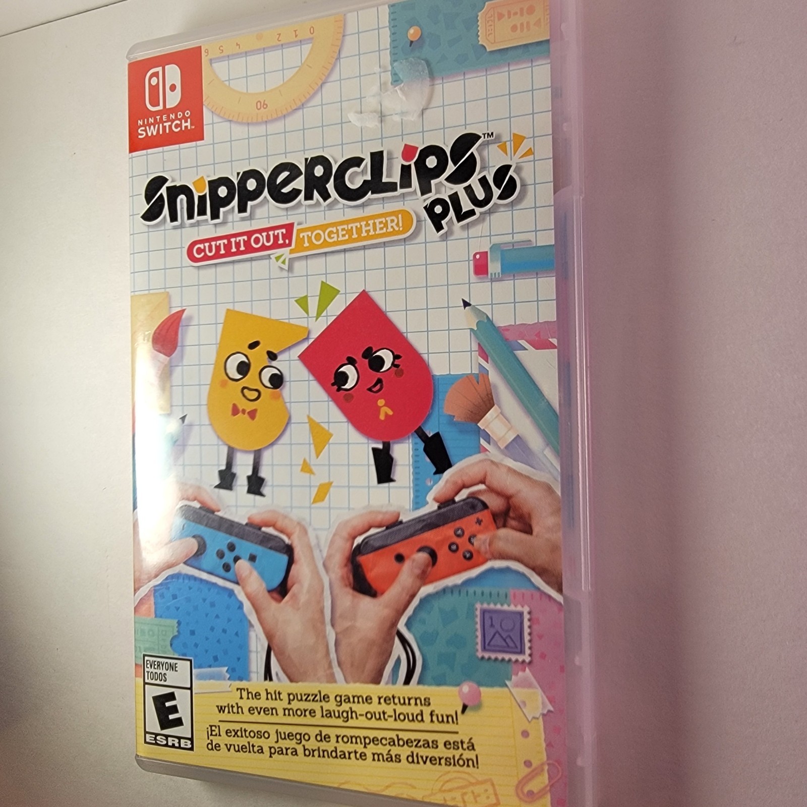 SNIPPERCLIPS PLUS ~ NINTENDO SWITCH CUT IT OUT TOGETHER MULTIPLAYER PUZZLE GAME