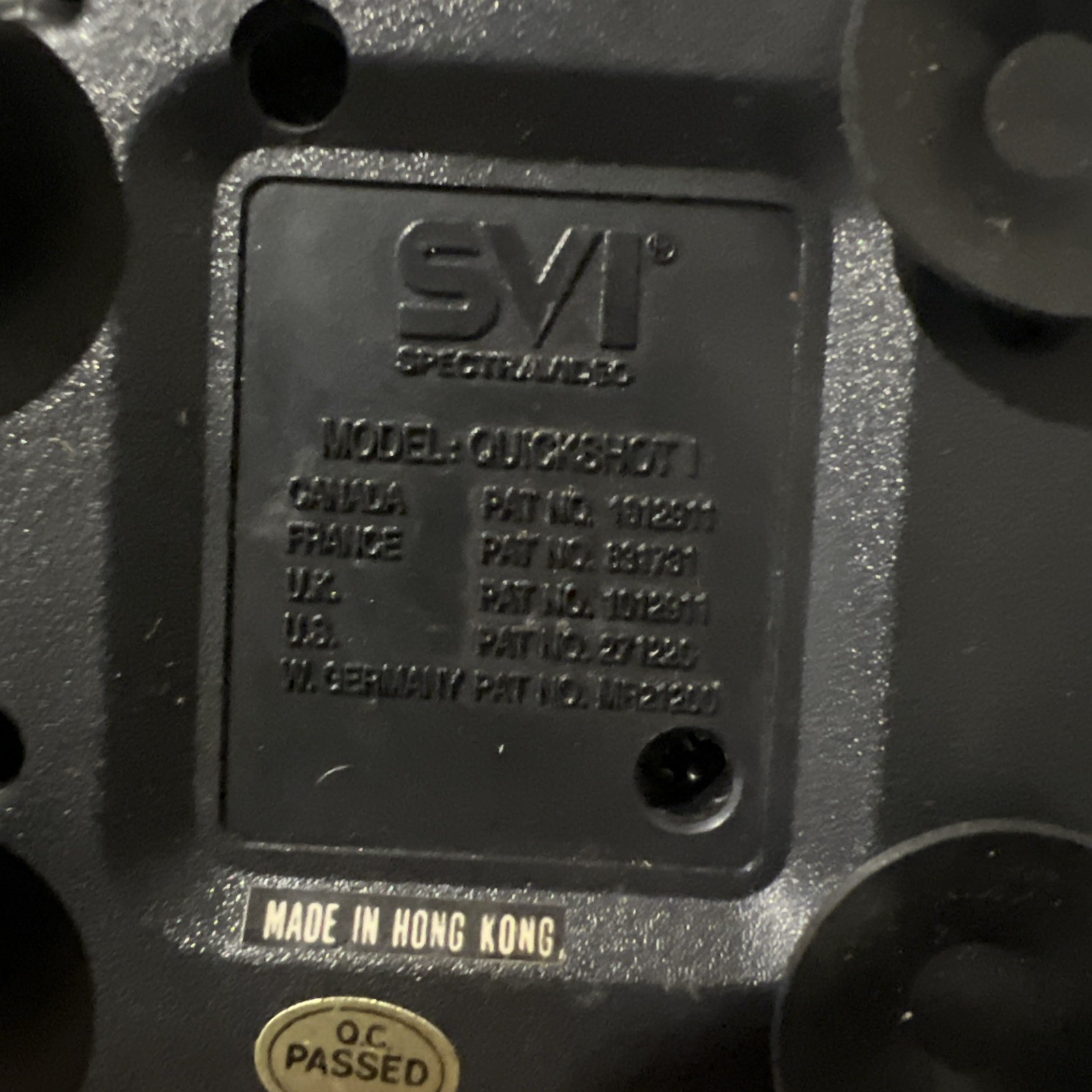Quick Shot 1 Spectra Video Joystick Atari 1982 Controller