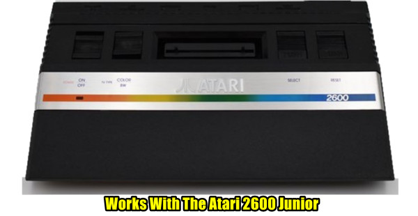 9V AC Adapter 6Ft AV Cable + RF TV Adapter for Atari 2600 Junior Jr. System NEW