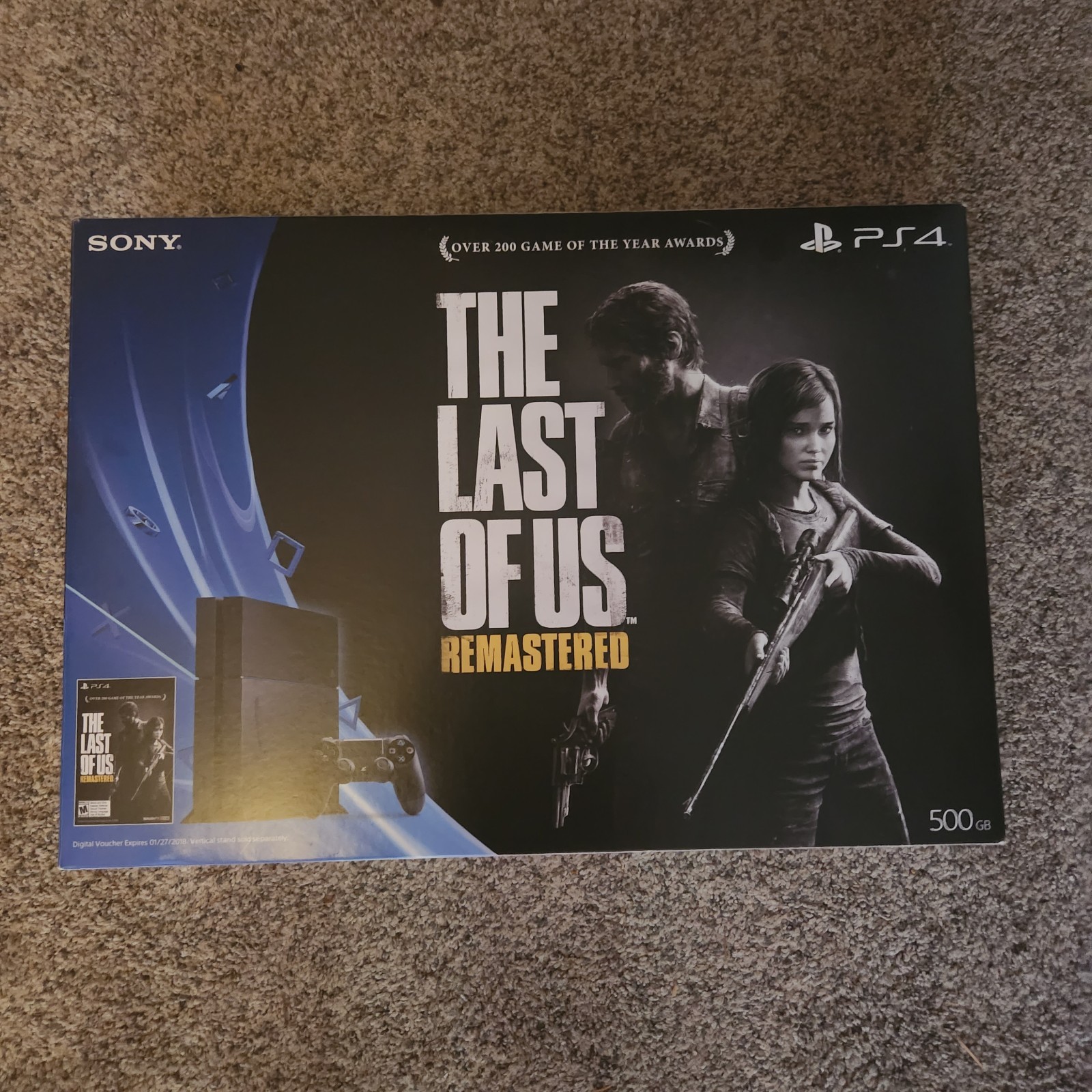 Sony Playstation 4 PS4 500GB Console The Last of Us Edition Complete CIB, Tested